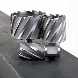 EVOLUTION® CC21/32L Annular Cutter, 21/32 in Cutter Dia, 2 in Cutting Depth, High Speed Steel, Weldon Shank