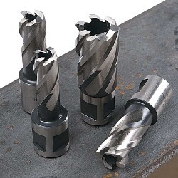 EVOLUTION® CC21/32L Annular Cutter, 21/32 in Cutter Dia, 2 in Cutting Depth, High Speed Steel, Weldon Shank