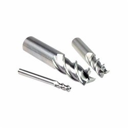 EXOCARB®-Aero 20100700 BLIZZARD® 2010 Ball End Center Cutting Regular Length End Mill, 1/2 in Dia Cutter, 1-1/4 in Length of Cut, 2 Flutes, 1/2 in Dia Shank, 3 in OAL, Bright