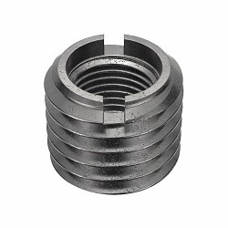 EZ-Lok EZ329820 Self Locking Insert, Imperial, 1/2-20 Internal Thread, 3/4-10 External Thread, 21/32 in Overall Length, Carbon Steel