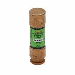 Eaton Bussmann FRN-R-1/4 Time Delay Fuse, 0.25 A Amp, 125/250, 20 kAIC, 200 kAIC Interrupt, Class: RK5