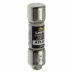 Eaton Bussmann KTK-R-15 Time Delay Fuse, 15 A Amp, 600 V, 200 kA Interrupt, Class: CC