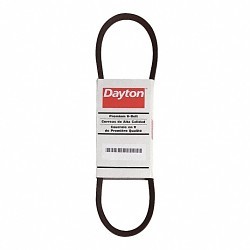 Elkay Manufacturing DAYTON® A58 V-Belt, 1/2 in Top Width, 60 in Outside Length, 5/16 in Thickness, Fabric Cover/Polyester Cords/Rubber Body