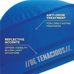 Ergodyne Chill-Its® 12689 Cooling Skull Cap, Universal, Blue, Nylon/Polyester