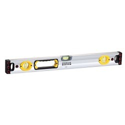 FATMAX® 43-525 Box Beam Level, 56.5 cm Length, 3 Vials, Aluminum, Vial Positions: (1) Level, (2) Plumb, 0.0005 in Accuracy