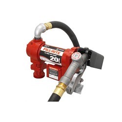 FILL-RITE® FR4210G Transfer Pump, 20 gpm, 1 in Inlet, 1 in Outlet, 1/4 hp, cast-iron