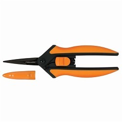 Fiskars® Non-stick Micro-Tip® 305-399241-1001 Snip, Pruning Snip Type, Stainless Steel Blade, Softgrip® Grip, Micro