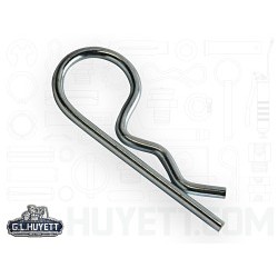 G.L.HUYETT™ Heritage™ BP-2106 Hitch Pin, 0.12 in Dia, 2-3/8 in Overall Length, Zinc Plated