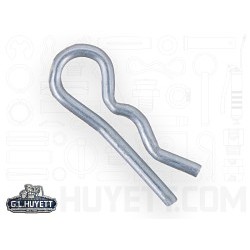 G.L.HUYETT™ Heritage™ BP-226 Hitch Pin, 0.032 in Dia, 7/16 in Overall Length, Steel, Zinc Plated