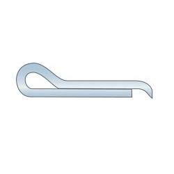 G.L.HUYETT™ Heritage™ CPHZ-062-0750 Cotter Pin, 1/16 in Dia, Carbon Steel, Zinc Plated, Hammer Lock, 3/4 in Effective Length