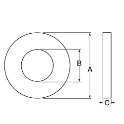 G.L.HUYETT™ N10-2000-P Machine Bushing, 2.015 in ID Inside Dia, 3.0 in Outside Dia, Carbon Steel, Plain