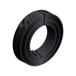 G.L.HUYETT™ SC1-0250-BO Set Shaft Collar, 1/4 in Inside Dia, 11/16 in Outside Dia, 5/16 in Width, Low Carbon Steel, Black Oxide