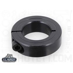 G.L.HUYETT™ SC1-1000-BO Set Shaft Collar, 1 in Inside Dia, 1-3/4 in Outside Dia, 1/2 in Width, Low Carbon Steel, Black Oxide
