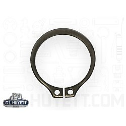 G.L.HUYETT™ SH-137-SS Snap Retaining Ring, External, Imperial, 1-3/8 in Shaft Dia, Stainless Steel, Plain