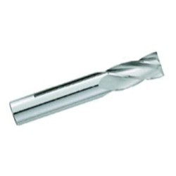 GARR 02140 End Mill, 5/8 in Cutter Dia, 3/4 in Length of Cut, 4 Flutes, 5/8 in Shank Dia, 3 in Overall Length, Uncoated