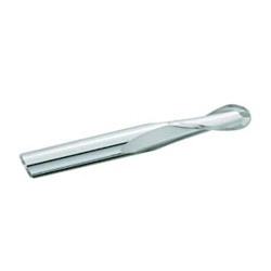 GARR 03150 Ball Nose End Mill, 3/4 in Cutting Dia, Right Hand Cutting, Solid Submicron Grain Carbide