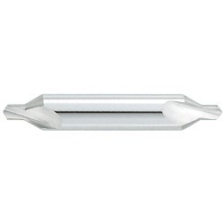GARR 58060 1400 Combined Drill and Countersink, 60 deg Included Angle, 118 deg Point Angle, Submicron Grain Solid Carbide