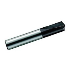 GARR 59801 1500H Hard Metal Straight Flute Drill Bit, 1/2 in Drill - Fraction, 0.5 in Drill - Decimal Inch, 3XD D Cutting, 2 Flutes, Submicron Grain Solid Carbide