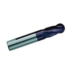 GARR 18017 Ball End Mill, 1/32 in Cutter Dia, 3/32 in Length of Cut, 4 Flutes, 1/8 in Shank Dia, 1-1/2 in Overall Length, TiAlN