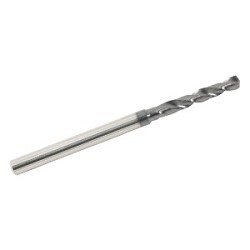 GARR 00660 1850H High Performance Extension Length Drill, 3/32 in Drill - Fraction, 0.0938 in Drill - Decimal Inch, 3 in OAL, Solid Submicron Grain Carbide