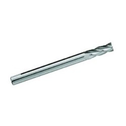 GARR 42350 630M Center Cutting Extra Length Square End Standard Length End Mill, 1 in Dia Cutter, 3 in Length of Cut, 4 Flutes, 1 in Dia Shank, 6 in OAL, Uncoated