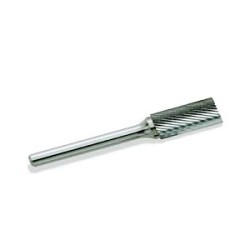 GARR 60020 SA Series Standard Rotary File/Burr, Cylindrical Without End Cut Head, 1/4 in Dia Head, 5/8 in L of Cut