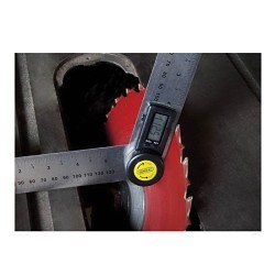 GENERAL® 822 Digital Angle Finder, 0 to 360 deg Measuring, +/-0.3 Accuracy, 5 in, CR2032 Lithium-Ion Battery, Jumbo LCD Display