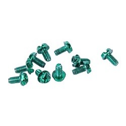 GB® GGS-1512R Grounding Screw, #10-32 Screw, 3/8 in Overall Length, Steel