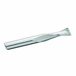 GARR 01600 860M Center Cutting Single End Square End Stub Length End Mill, 6 mm Dia Cutter, 12 mm Length of Cut, 2 Flutes, 6 mm Dia Shank, 50 mm OAL, Uncoated