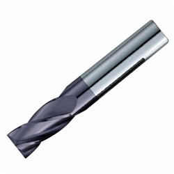 GARR 13217 230MA Center Cutting Square End Standard Length End Mill, 11/32 in Dia Cutter, 7/8 in Length of Cut, 4 Flutes, 3/8 in Dia Shank, 2-1/2 in OAL, TiALN Coated
