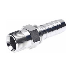 Gates® 8-8MPX Straight Hose Fitting, #8 Hose, 1/2 in, Hose x NPT Male Swivel, Steel