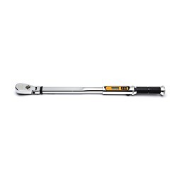 GEARWRENCH® 120XP™ 85196 Flex Head Electronic Torque Wrench With Angle, 1/2 in Drive, 25 to 250 ft-lb, Ratcheting Head, 0.1 ft-lb/0.1 N-m Graduation, 23.7 in OAL, ASME B107.10/B107.12/B107.28/B107.300