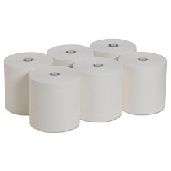 Georgia-Pacific® GPC26490 Ultra Paper Towel, Hardwound Roll, 1 Ply, Paper, White, 7.87 in Width