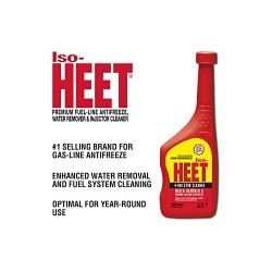 Gold Eagle HEET® 28202 Water Remover & Premium Fuel Line Antifreeze, 12 oz, Bottle, Liquid, 54 deg F Flash