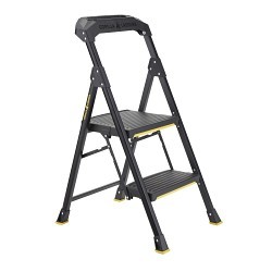 Gorilla® Gorilla® GLHD-2 Ladder, 1 ft 7 in Overall Height, 300 lb Load, Steel/Poly, 2 Steps