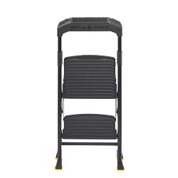 Gorilla® Gorilla® GLHD-2 Ladder, 1 ft 7 in Overall Height, 300 lb Load, Steel/Poly, 2 Steps