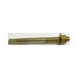 GCPT38314 T-Anchor, 3/8 in Dia, 3/8-16, 1.8 in Thread Length, 3-1/4 in Overall Length, Nut