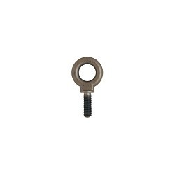 ols BS12 Self-Colored Shoulder Pattern Eye Bolt, 3/8-16, 1-1/4 in L Shank, Forged Carbon Steel, Uncoated