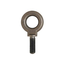 ols BS12 Self-Colored Shoulder Pattern Eye Bolt, 3/8-16, 1-1/4 in L Shank, Forged Carbon Steel, Uncoated