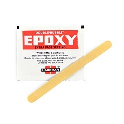 HARDMAN® H4001 Epoxy Adhesive, 3.5 g, Pack, Amber