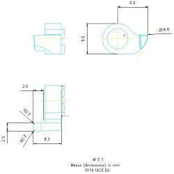 HORN 114142500 Turning Insert, Right Hand Cutting