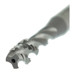 HY-PRO® 2933200 290 Premium Spiral Flute Tap, Right Hand Cutting, 5/8-11 Thread, H3 Thread Limit, 2.5P-3P Modified Bottoming Chamfer, 4 Flutes, Bright, HSSE