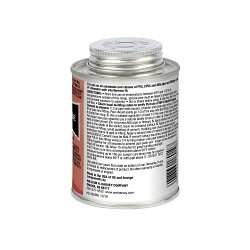 Harvey® 018010-24 MP-6 Low VOC Multi-Purpose PVC/CPVC Solvent Cement, 8 oz Container, Milky Clear, For Use With All Classes and Schedules of ABS, PVC, CPVC Pipe and Fittings Upto 6 in Dia with Interference Fit