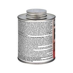 Harvey® 018020-12 MP-6 Low VOC Multi-Purpose PVC/CPVC Solvent Cement, 16 oz Container, Milky Clear, For Use With All Classes and Schedules of ABS, PVC, CPVC Pipe and Fittings Upto 6 in Dia with Interference Fit