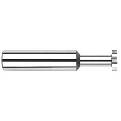 Harvey Tool Harvey Tool 22393 Keyseat Cutter, Shank, 1/4 in Cutter Dia, 3/32 in Cutting Width, 2-1/2 in Overall Length, 1/4 in Shank Dia, Straight Tooth Configuration