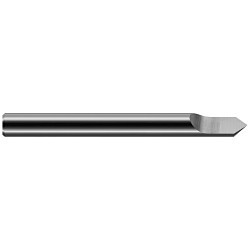 Harvey Tool Harvey Tool 30030 Engraving Cutter, Type II, Pointed Shape, 1/4 in Tip Dia, 0.216 in Length of Cut, Ferrous and Non-Ferrous Metals Material Application