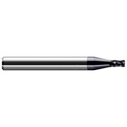 Harvey Tool 958899-C3 Center Cut Miniature End Mill, 0.1 in Dia Cutter, 0.03 in Corner Radius, 0.15 in Length of Cut, (4) Flutes, 1/8 in Dia Shank, 1-1/2 in OAL, AlTiN