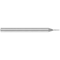 Harvey Tool Harvey Tool 832845 Tapered End Mill, 0.045 in Cutter Dia, 1/4 in Length of Cut, 3 Flutes, 1/4 in Shank Dia, 2-1/2 in Overall Length, Uncoated