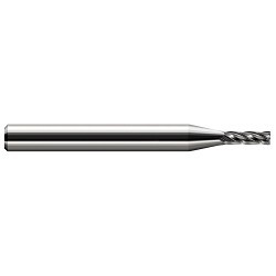 Harvey Tool Harvey Tool 836315 Square End Mill, 1/64 in Cutter Dia, 0.045 in Length of Cut, 3 Flutes, 1/8 in Shank Dia, 1-1/2 in Overall Length, Bright
