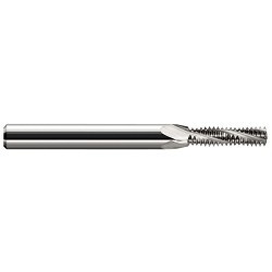 Harvey Tool Harvey Tool 842911 Helical Flute Thread Mill, M5 x 0.8 mm Thread, Internal/External Thread, 2.5 in Overall Length, 3 Flutes, 3/16 in Shank Dia